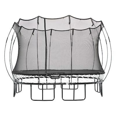 SPRINGFREE Trampoline Kids Outdoor Large Square 11-ft Trampoline w/ Enclosure